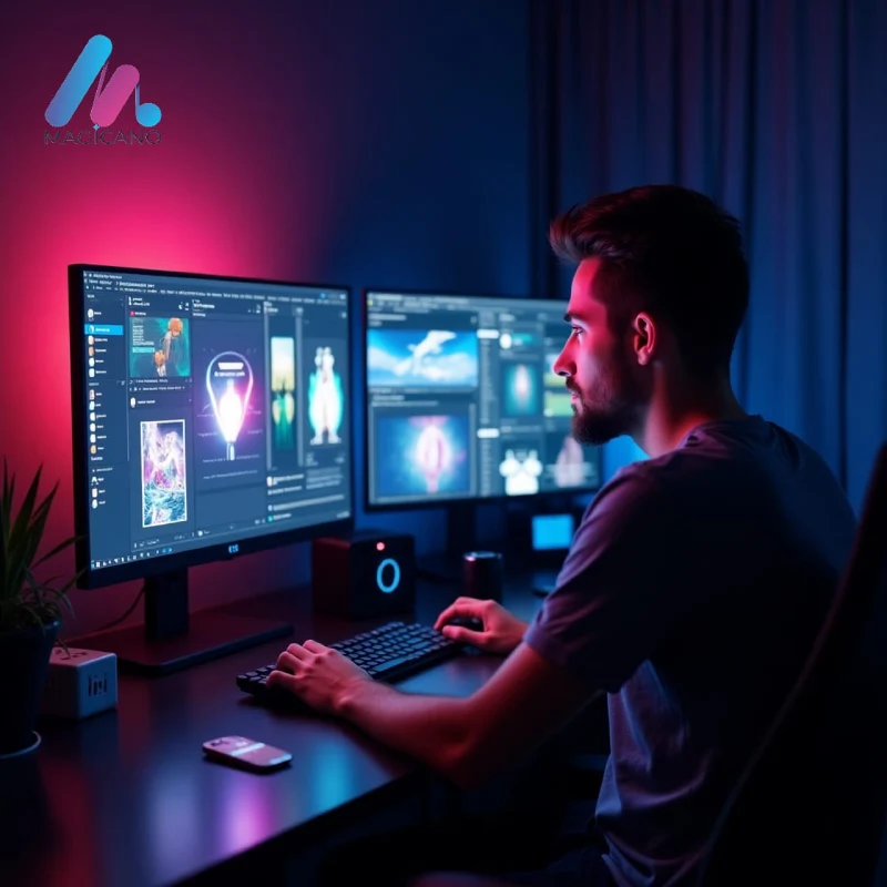 مصمم جرافيك سوشيال ميديا