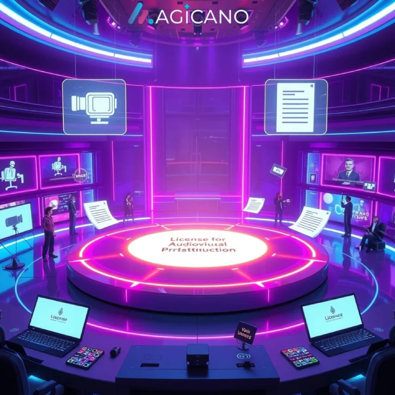 ترخيص إنتاج المحتوى المرئي والمسموع