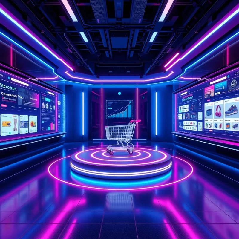 عمل متجر الكتروني